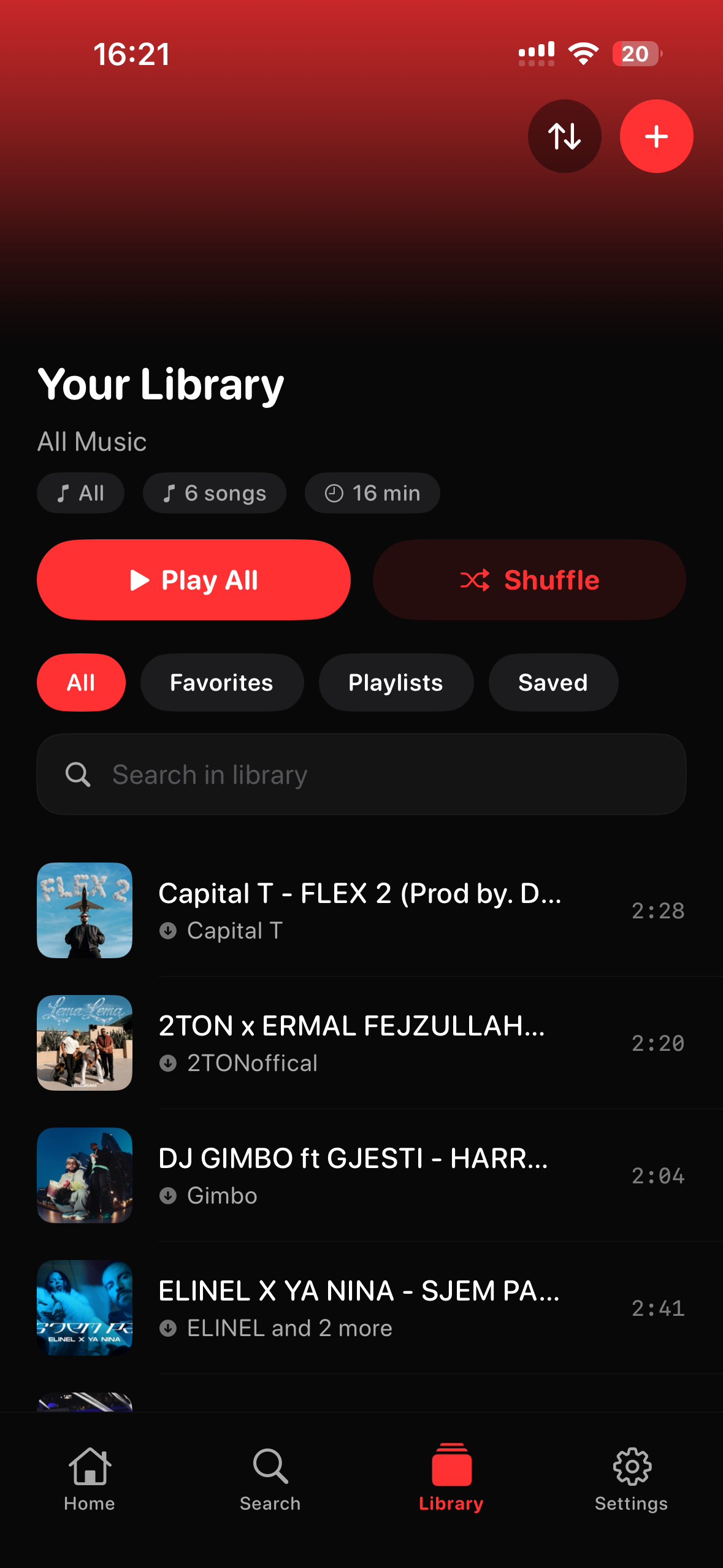 Cassette app screenshot